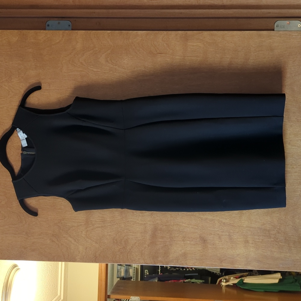 Loft 0P Black Sheath Dress New Without Tags- Never Worn